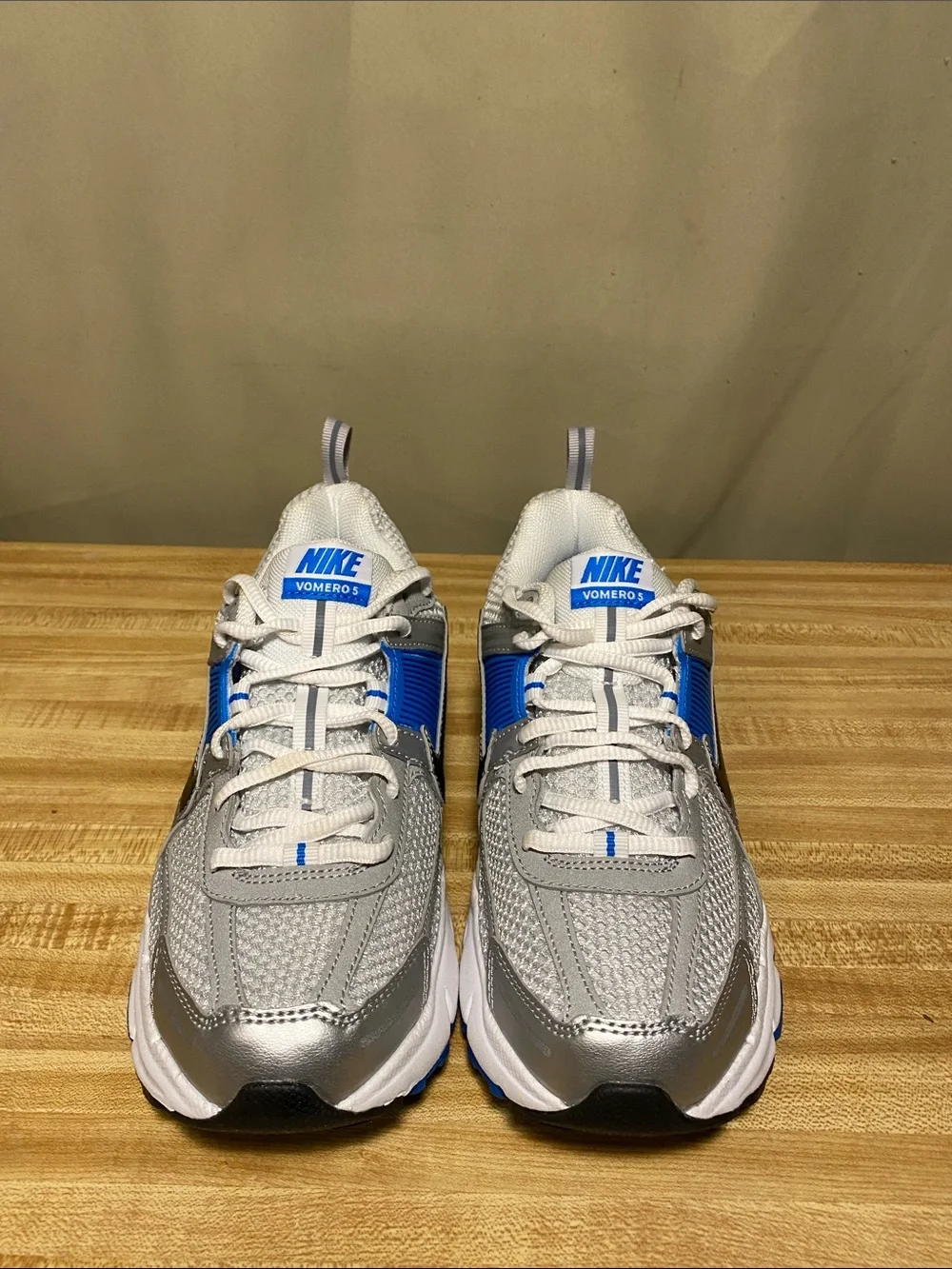 Nike Zoom Vomero 5 Photo Blue Metallic Silver HF6998-103 Sneaker 5.5Y/ W7 NWOT